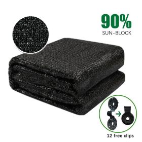 8ft*50ft Black Shade Net Fabric Provides Efficient Shading, Premium Materials, And An Enhanced Plant Growth Environment. (Option: 8ft50ft)