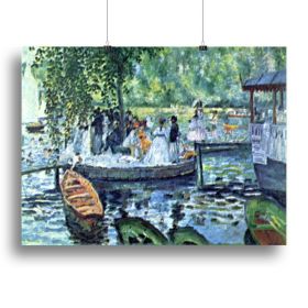 La Grenouillere1 by Renoir Canvas Print or Poster (Type: Poster Print, size: 28" x 20" / 70cm x 50cm (approx))